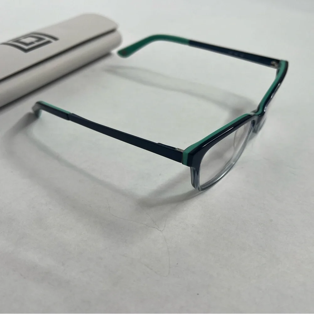 Liz Claiborne‎ Eyeglasses Frame L441 PID Women's Blue Full Rim Rectangular 135